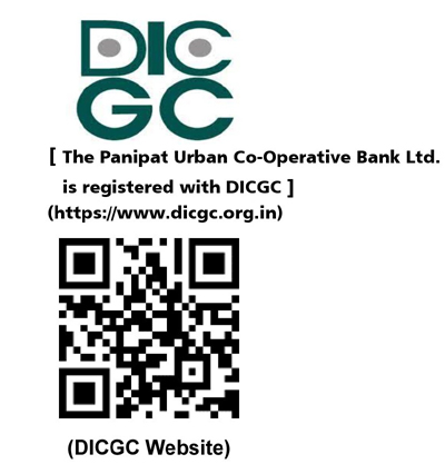 DICGC — Our Bank is registered with Deposit Insurance and Credit Guarantee Corporation. Deposits insured up to ₹5,00,000.